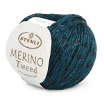 Włóczka Stenli Merino Tweed 07918 / ciemny szmaragd