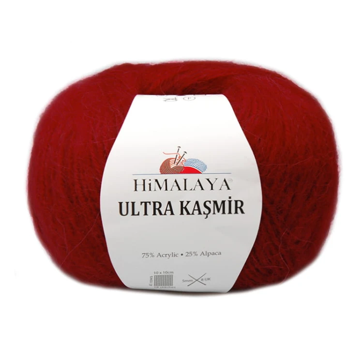 Włóczka Himalaya Ultra Kasmir 806 / burgund