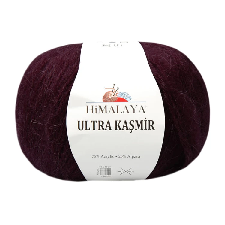 Włóczka Himalaya Ultra Kasmir 805 / wino