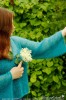 Autor Dorki rąk dzieła wzór Silky Sugar Sweater Włóczka Gazzal Super Kid Mohair