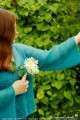 Autor Dorki rąk dzieła wzór Silky Sugar Sweater Włóczka Gazzal Super Kid Mohair