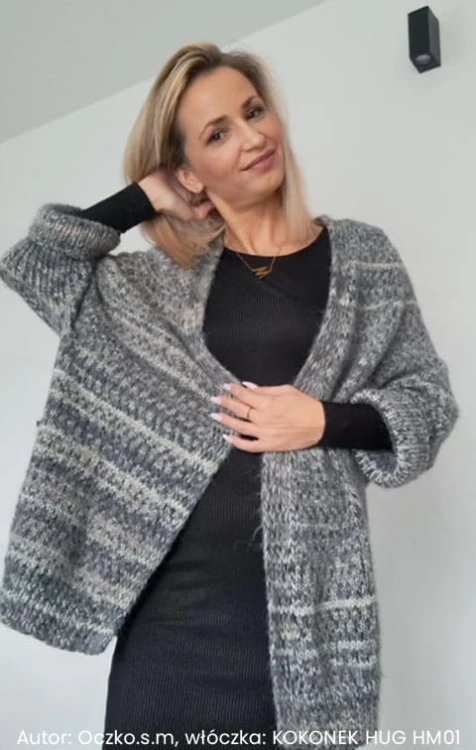 Autor Oczkosm włóczka KOKONEK HUG HM01