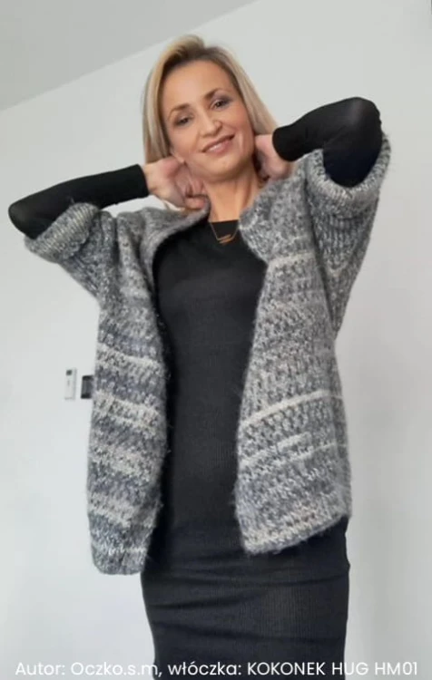 Autor Oczkosm włóczka KOKONEK HUG HM01