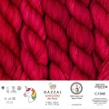 Włóczka Gazzal Unicorn 1345 / Tango Red / ognista czerwień