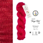 Włóczka Gazzal Unicorn 1345 / Tango Red / ognista czerwień