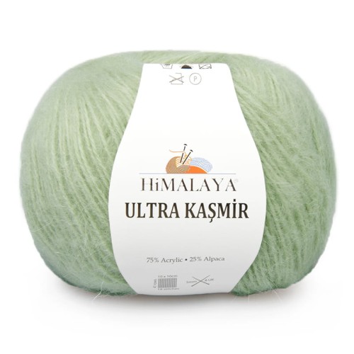Włóczka Himalaya Ultra Kasmir 821 / zgaszona zieleń