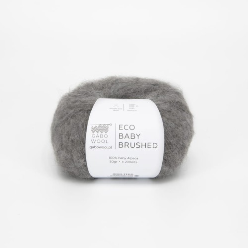 Włóczka Gabo Wool Eco Baby Brushed F2341 / szary