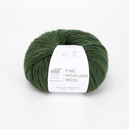 Włóczka Gabo Wool Fine Highland Wool 287 / leśny