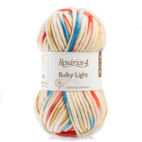 Włóczka Rosarios 4 Bulky Light Print 216 / Vermelho