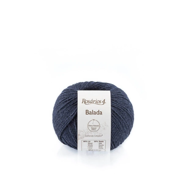 Włóczka Rosarios 4 Balada 19 / navy