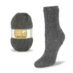 Włóczka skarpetkowa Rellana 4-fach Tweed Classic 1502 / szary