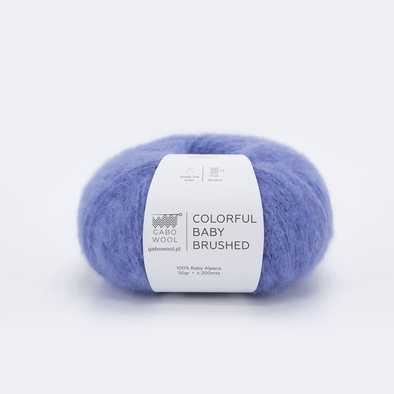 Włóczka Gabo Wool Colorful Baby Brushed 7813 / niebiesko - fioletowy
