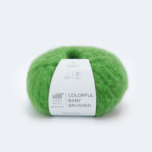 Włóczka Gabo Wool Colorful Baby Brushed 7178 / limonka