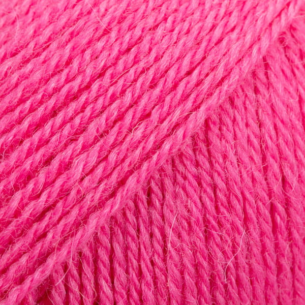 Włóczka Drops Flora 28 / magenta / uni colour