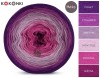 KOKONEK Merino 441 - Fiolet/cyklamen/ametyst/jasny róż/piwonia/jeżyna