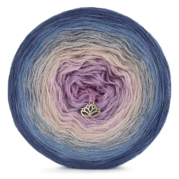 KOKONEK Merino 457 - Fumo/szaroniebieski/szary melanż/nude/ametyst/wrzos