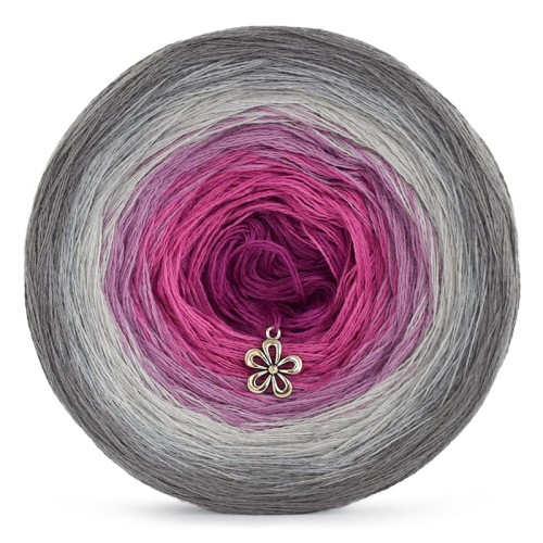 KOKONEK Merino 449 - Średni szary/szary/jasny szary/wrzos/piwonia/jeżyna