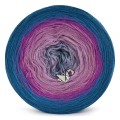 KOKONEK Merino 513 - Petrol II/petrol/cyklamen/wrzos/ametyst/szaro-niebieski melanż