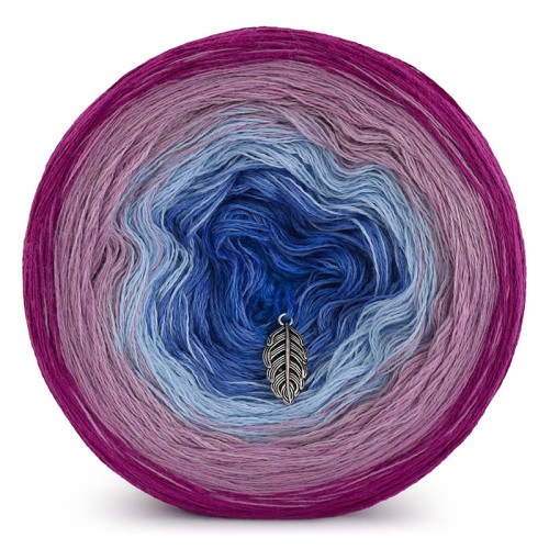 KOKONEK Merino 405 - Jeżyna/wrzos/ametyst/błękit/niebieski/chaber