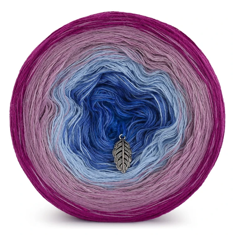 KOKONEK Merino 405 - Jeżyna/wrzos/ametyst/błękit/niebieski/chaber
