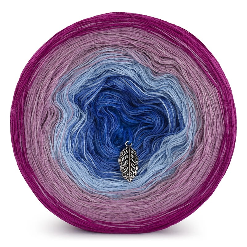KOKONEK Merino 405 - Jeżyna/wrzos/ametyst/błękit/niebieski/chaber
