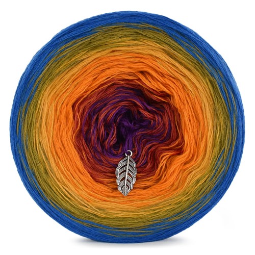 KOKONEK Merino 432 Everything I needed - Chaber/oliwka/kurkuma/pomarańcz/cegła/fiolet
