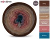 KOKONEK Merino 564 Brąz/cappuccino/ciepły beż/zgaszona morela/malwa/petrol