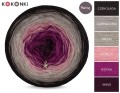 KOKONEK Merino 416 - Czekolada/cappuccino/safari/morela/jeżyna/wino