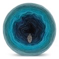 KOKONEK Merino 521 - Patyna/szmaragd/turkus/petrol II/navy/czerń