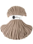 Sznurek pleciony bawełniany Bobbiny Jumbo / Piaskowy / Sand / 9mm / 100m