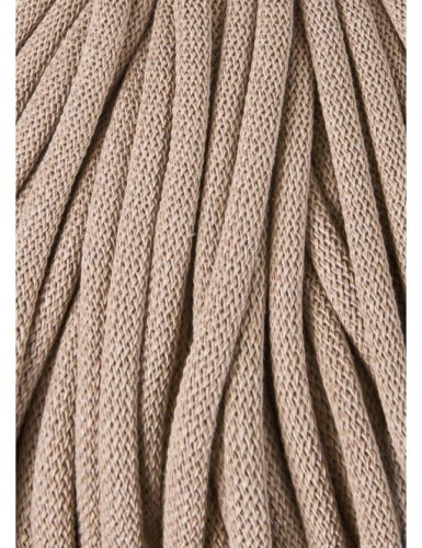 Sznurek pleciony bawełniany Bobbiny Jumbo / Piaskowy / Sand / 9mm / 100m