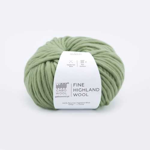 Włóczka Gabo Wool Fine Highland Wool  2058 / szałwia
