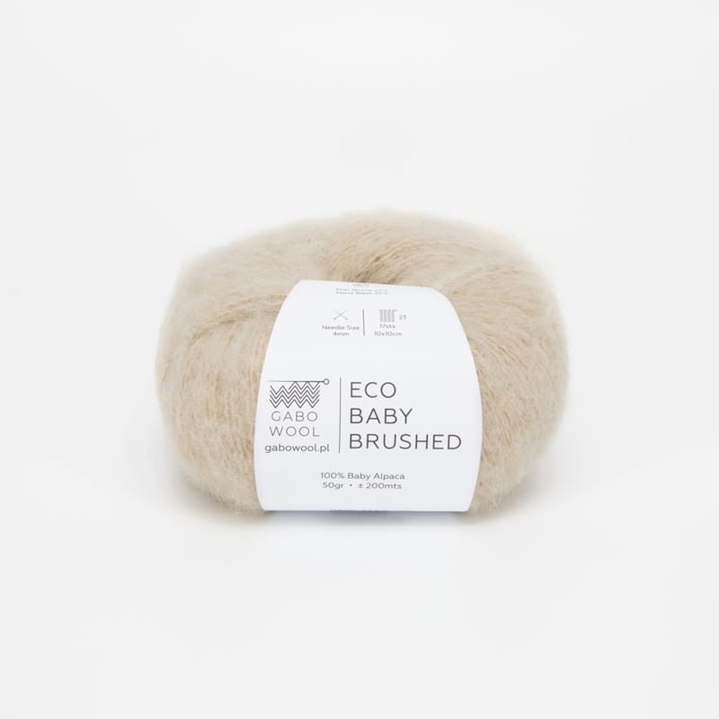Włóczka Gabo Wool Eco Baby Brushed FTE1297 / beż