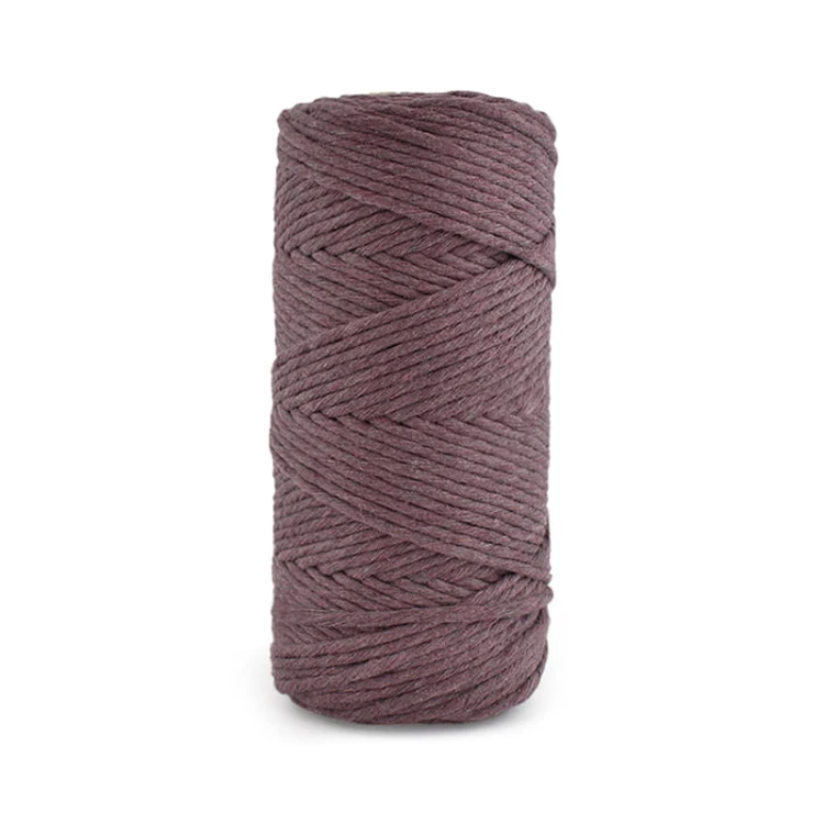 Sznurek bawełniany skręcany 3mm / 503 winogrono