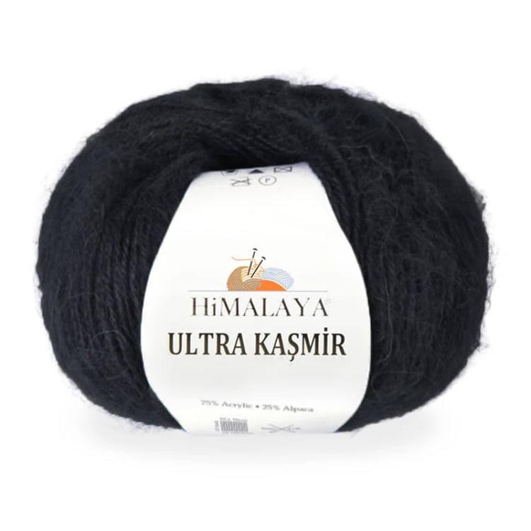 Włóczka Himalaya Ultra Kasmir 824 / czerń
