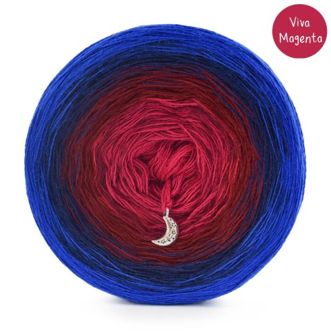 KOKONEK Merino 746  Viva Magenta 1 - Szafir/granat/bordo/rubin