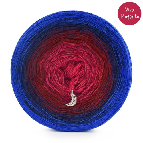 KOKONEK Merino 746 Viva Magenta 1 - Szafir/granat/bordo/rubin