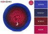 KOKONEK Merino 746 Viva Magenta 1 - Szafir/granat/bordo/rubin
