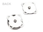Zapínání magnetyczne / průměr 18 mm / nikl / 5 ks / 730018