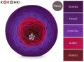 KOKONEK Merino 749 Star is born - Śliwka / fiolet / purpura / rubin / bordo