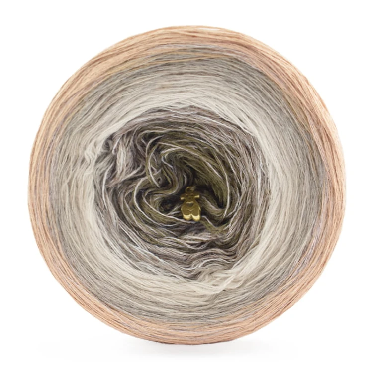 KOKONEK Merino 751 Ballerina dream - Ciepły beż / safari / jasny beż / orzech melanż / khaki