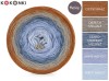 KOKONEK Merino 755 Bear hands - Ciepły brąz / orzech melanż / szaroniebieski melanż / jasne indygo / jasny błękit