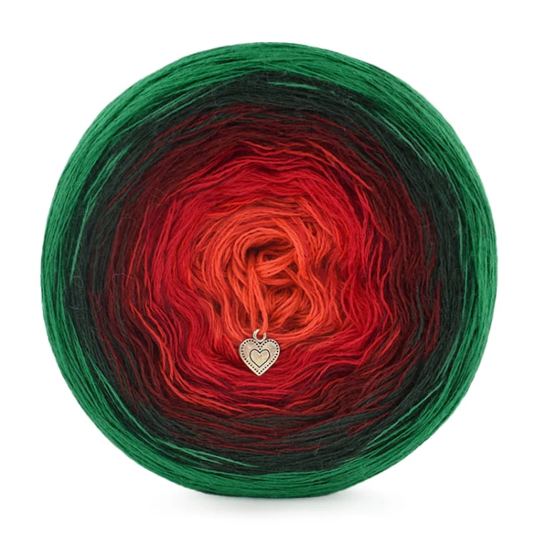 KOKONEK Merino 756 Special delivery - Absynt / butelkowa zieleń / bordo / czerwień / jarzębin
