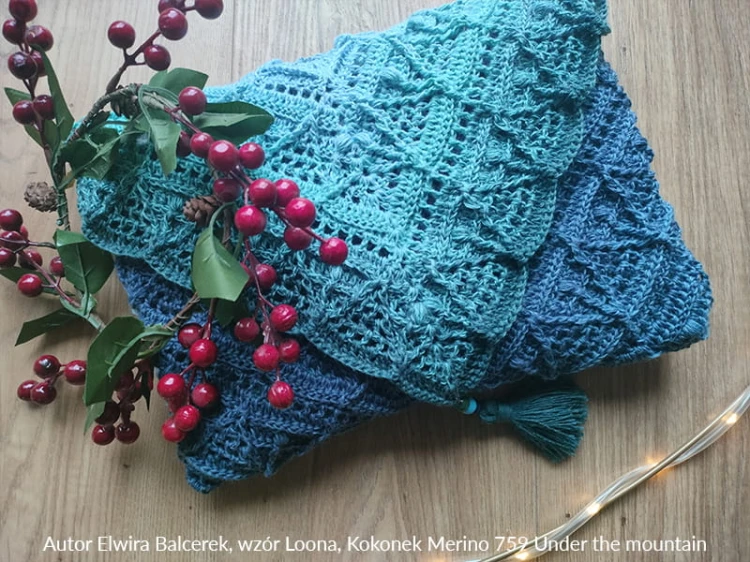 Autor Elwira Balcerek wzór Loona Kokonek Merino 759 Under the