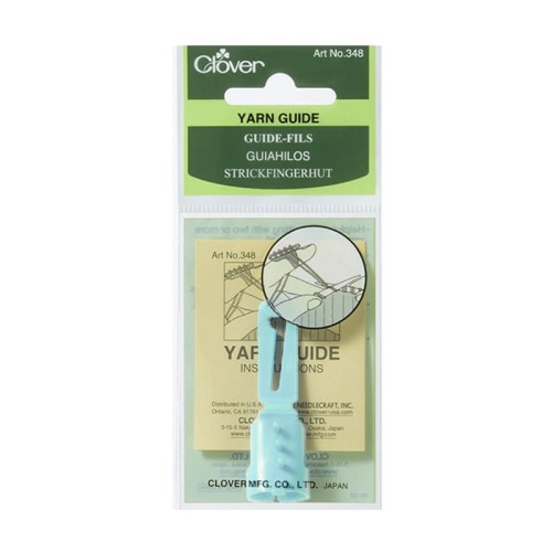 Naparstek dziewiarski z prowadnicami Clover / plastik