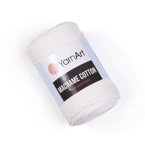 Sznurek YarnArt Macrame Cotton 2mm 752 / krem / naturalny