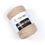 Sznurek YarnArt Macrame Cotton 2mm 753 / beżowoszary