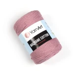 Sznurek YarnArt Macrame Cotton 2mm 792 / ciemny wrzos
