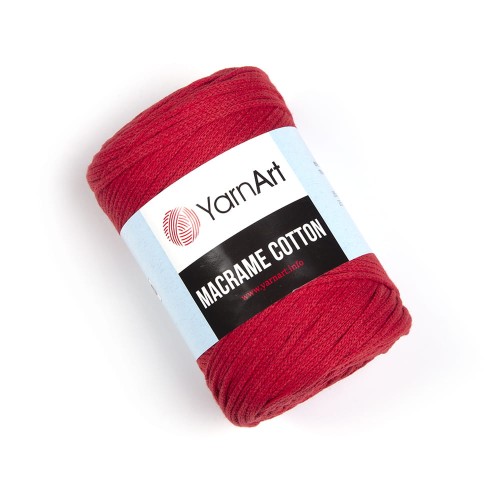 Sznurek YarnArt Macrame Cotton 2mm 773 / czerwony