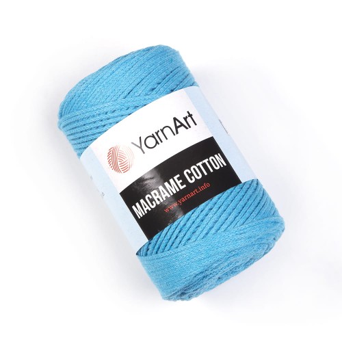 Sznurek YarnArt Macrame Cotton 2mm 763 / turkus